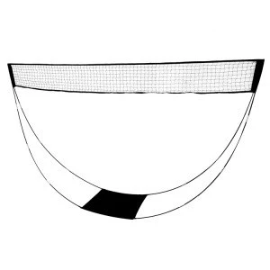 New Design Durable Easy Setup Cheap Portable Badminton Net Set