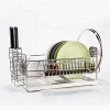 New Design Economic Stainless Steel Kitchen Dish Drain Holder With Tray Vegetable and Tableware Drying Rack