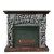 Import New design furniture MGO material stone carved flame effect remote electric fireplace cheap electric fireplace from China