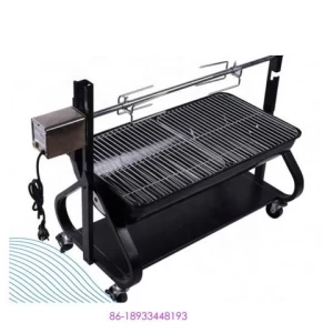 New Design Large Steel Pig Lamb Chicken Charcoal Barbecue Grill Rotisserie