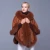 Import New Design Women Adult Fox Fur Trim Cashmere Shawl from China