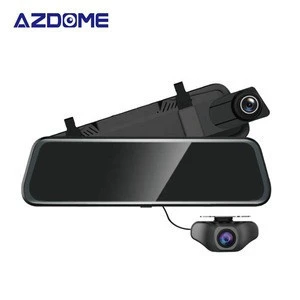 New Dual 1080P Car DVR 9.66 Inch Streaming Media Rear View Mirror ADAS Car Black Box Dashcam