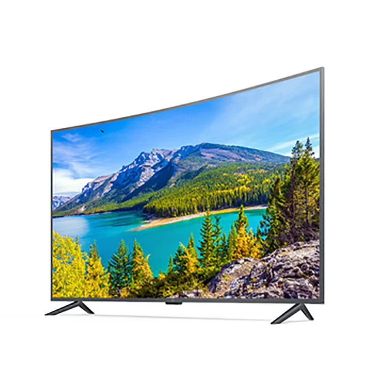 New Model Big Screen android mi TV smart 4S 55 inch 4000R 4K HDR Golden Intelligent Voice Control 2+8GB Metal body television