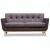 Import new model design 3 seater lobby sofa modern leather hotel sofa from China