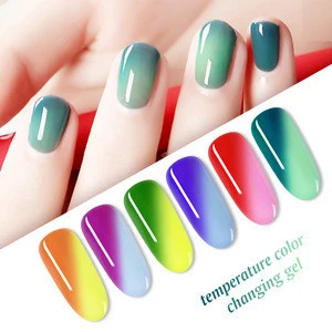 New Nail Art 12Ml 15Ml Soak Off Temperature Color Change Uv Gel Nail Polish For Nail Salon