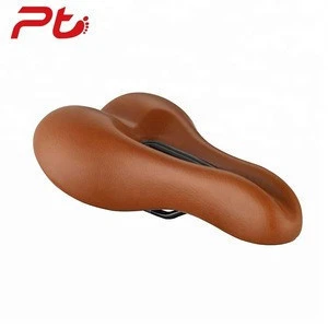 New Outdoor Sports Synthetic Leather Road Bike Seat Steel Rail Mens Cycling MTB Mountain Bicycle Saddle