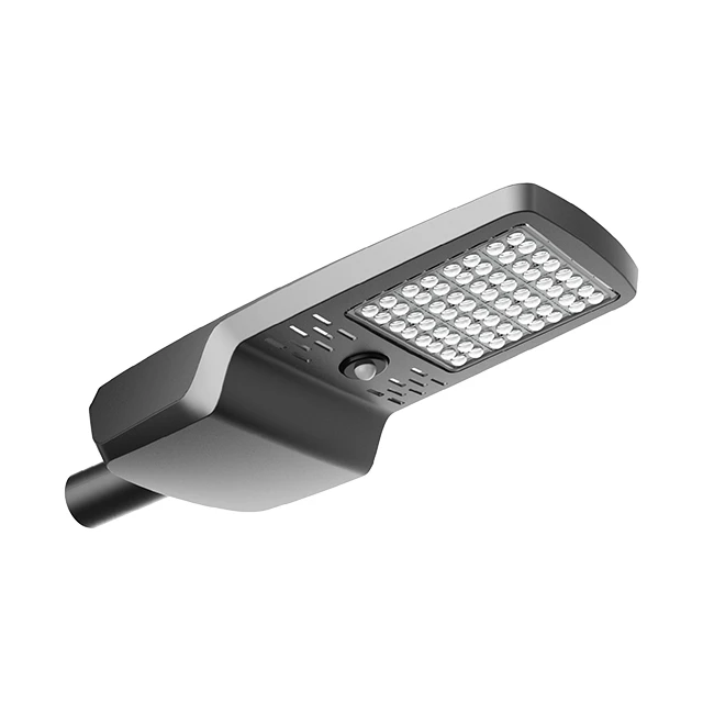New product outdoor all in two integrated solar led light street 80w 100w solar powered with battery