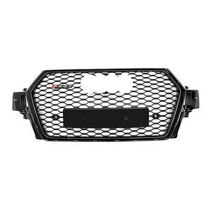 New style ABS car grille for Audi Q7 radiator honeycomb grill front bumper grill RSQ7 facelift mesh grille 2016-2019