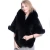 Import New Style Fashion Real Mink Fur Shawl With Fox Fur Trim from China