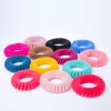New Telephone Wire Hair Band Hair Ties Elastic hair ring fluffy ponytail holder