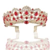 New trendy top selling crystal crown tiara