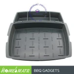 New utility clear plastic fishing box plastic box with lock and key bbq tool box grill