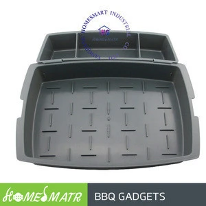 New utility clear plastic fishing box plastic box with lock and key bbq tool box grill