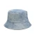 Import New Washed Retro Tie Dyed Outdoor Unisex Double-sided Fisherman Cotton Cowboy Denim Bucket Hats from China