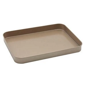 Non-Stick China Home Flat Rectangle Shaped Pizza Bread Cake Biscuit Pan Sets Cookie Baking Tray