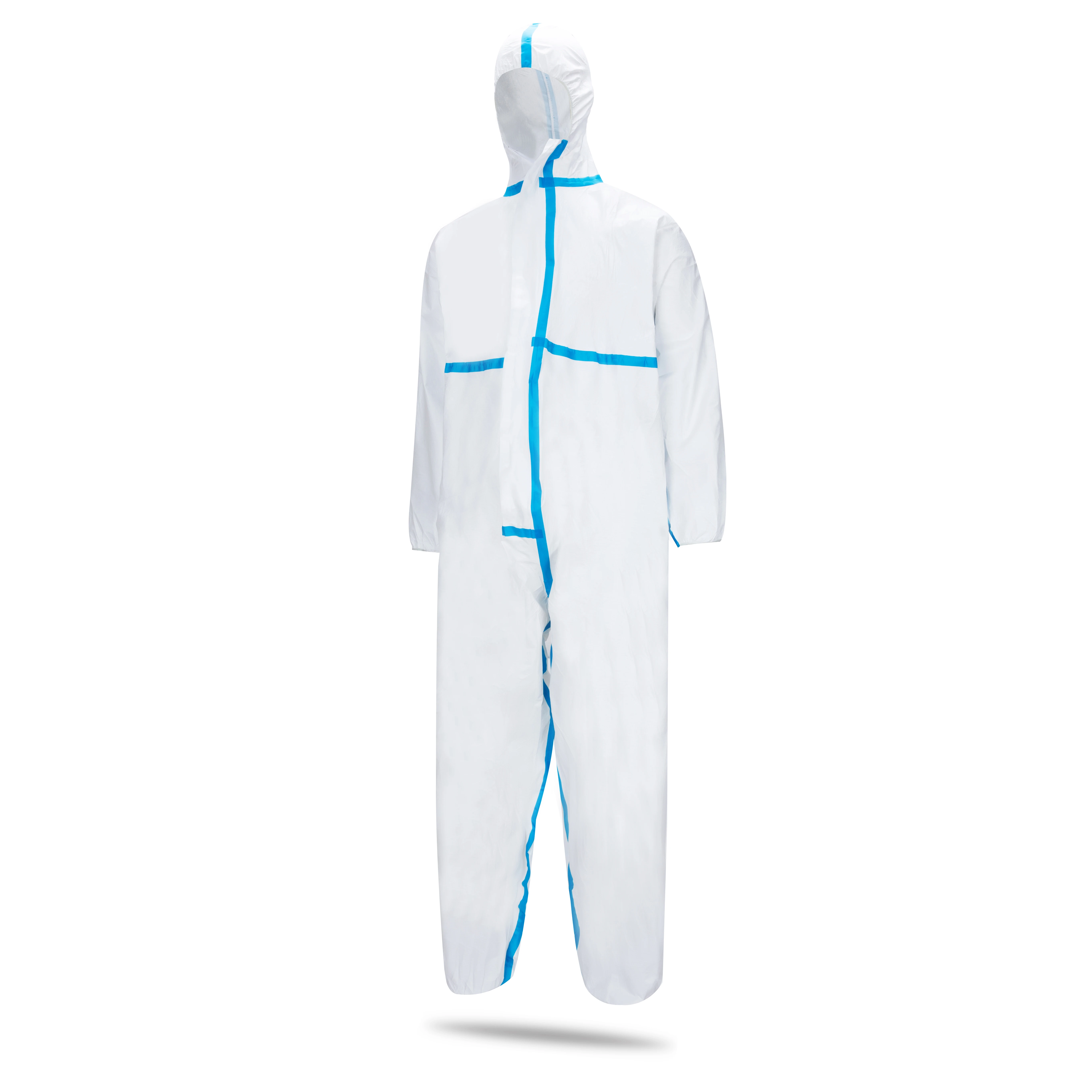 Non-woven fabric clothing Disposable coverall safety suit protection suit CE-CAT III microporous material