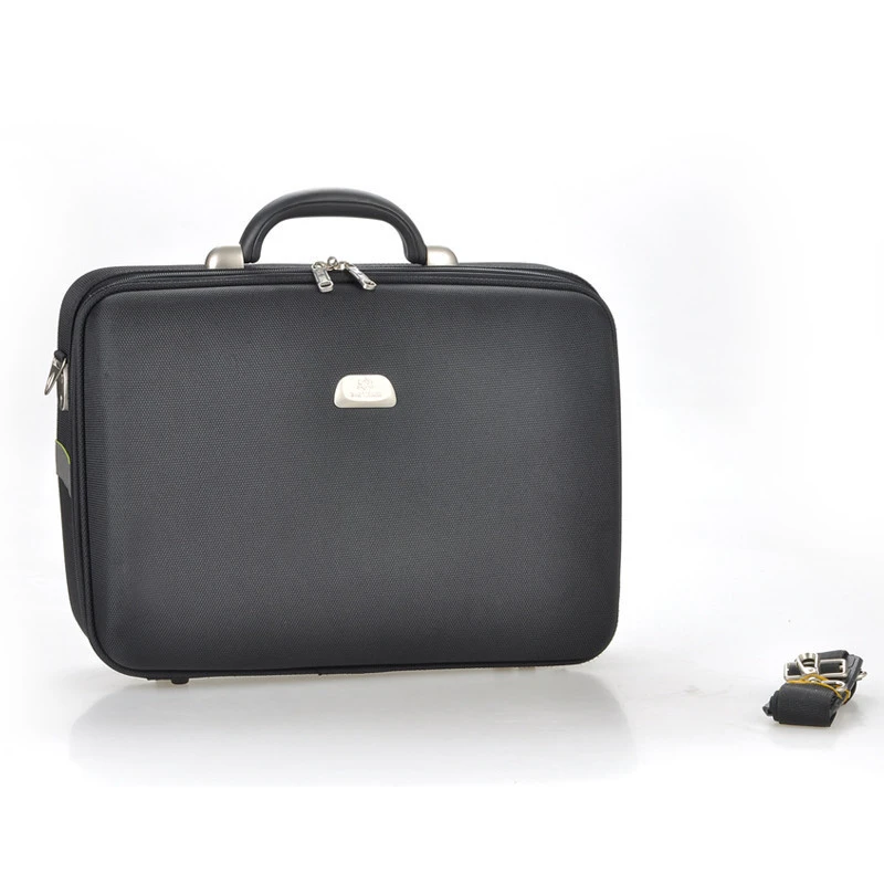 Nylon and EVA portable travel case with pen holder and tablet sleeves customized Bag laptop briefcase