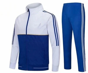 OEM Design Factory Wholesale Blank Print Track Jacket Sports Wear Custom Mens Plain Soccer Tracksuit