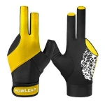 OEM ODM Billiard Accessory Snooker Pool Cue Three Finger Billiard Gloves For Left Hand & Right Hand