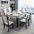 Import OEM rotating centre folding extendable solid wood dining table dining room table and chairs from China