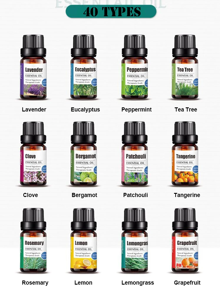 OEM/ODM Aceites 10ml pure aromatherapy oils private label wholesale tea tree essential oil