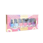 OEM/ODM Wholesale Selling 6*9ml Colourful Nail Polish Waterproof For Nail Art In Printed Glass Bottle Gift Sets