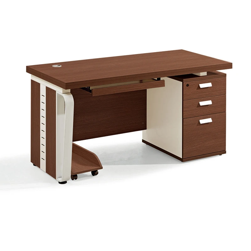 Office desk furniture panel wooden computer desk one seater table staff office desk