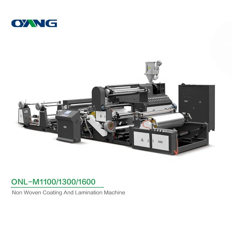 ONL-M1100-1800 High Speed Fabric Laminating Press Machine, Extrusion Film Non Woven Laminating Machine