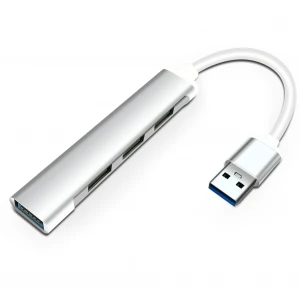 Original 4 Ports USB-C Hub Gigabit Ethernet Network Adapter Aluminum USB Hub 3.0 Type C Hub with Card Reader