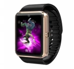 Original Factory GT08 touch screen blood pressure monitor men wrist smart watch with Micro-sim card