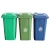 Import Outdoor 120L Large Plastic wheeled garbage bins / trash can / dustbin with cover from China