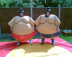 outdoor game sumo suit,adult inflatable sumo wrestler suit challenge