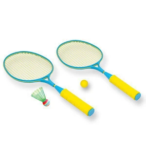Outdoor Use Colorful Badminton Racket with Foam Grip