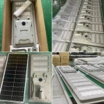 Outdoor Waterproof All-in-One Solar LED Street Light Durable and Efficient Lighting for Streets