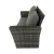 Import Outdoor wicker rattan 2 seat double sofa garden chair and table set furniture from China