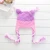 Import owl animal hat pink color crochet knitting leg warmers for kids from China