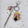 Paran Best Quality Epoxy Anime Acrylic Keychain Custom Pvc transparent Rainbow Acrylic Charms Key Chain Custom Acrylic Keychain