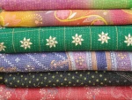 Patch Work Kantha Quilt Hand Made Sari Blanket Bedspread Patch Cotton Sari Throw Twin  Kantha Kantha Vintage  Indian Sari Fabric