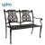Import Patio cast aluminum outdoor bench two seat cast aluminum garden bench chair seat from China