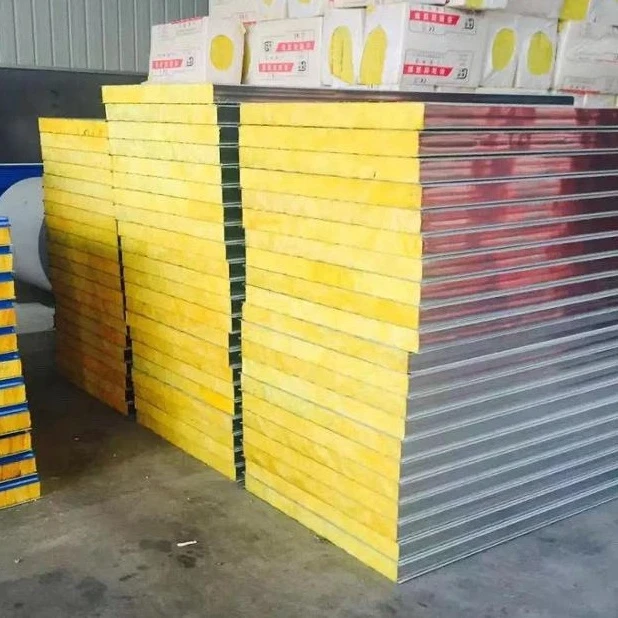 Perfect Fireproof Panel Glasswool Insulated Sandwich Wall Panel