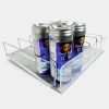Personalized Auto-Front Sliding Roller Pusher Shelf With Stopper And Divider For Supermarket Shelf Or Freezer Drinks shelf
