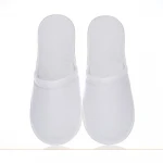 Personalized Foldable Travel White Hotel Disposable Slippers