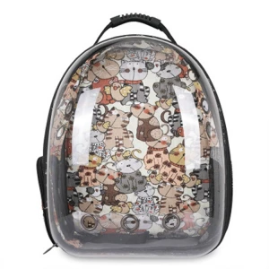 Pet Supplies Color Space Capsule Pet Bags Dogs and Cats Backpacks Traveling Portable Breathable Pet Space Capsules