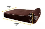 Pet supplies large dog bed luxury soft pet beds memory foam waterproof pet accessories