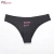 Import PG girls sexy black panty thong underwear with custom words girls panties from China
