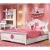 Import Pink Girls Wooden Children Furniture King Sized Adult Type Kids Bed Sets Bedroom from China