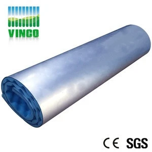 Pipe Lagging Acoustic Material, Composite Acoustic Pipe Insulation Material with egg crate foam+MLV+aluminium foil  perfectly.