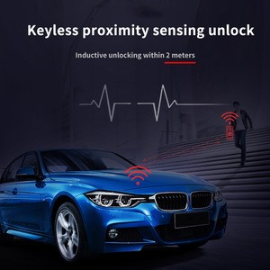 PKE Comfort access keyless entry For BMW F10 F11 car alarm system central kit door lock with kick to open the door function