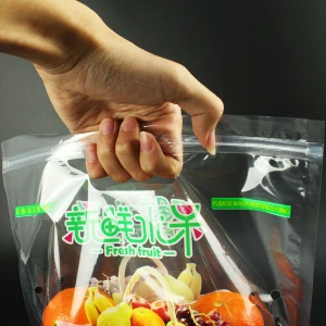 Plastic Bag For Vegetable Lettuce Packaging Bag Fruits Packing Bags