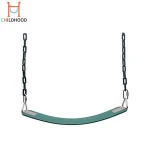 Plastic Garden Swing Children Belt Swing Seat With Stainless Steel Parts